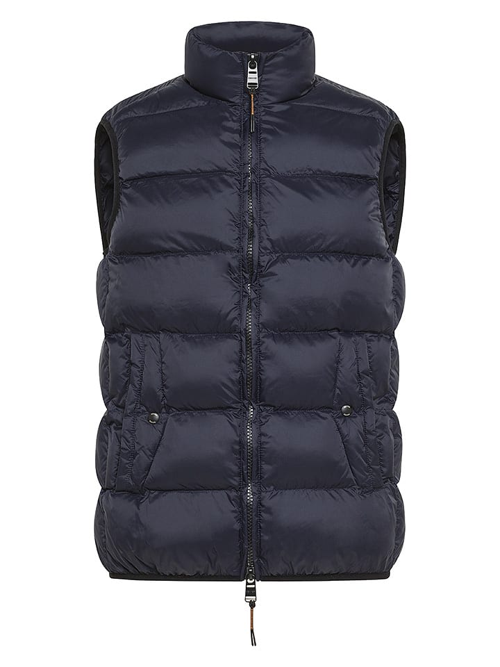 DEKKER Kamizelka pikowana w kolorze granatowym rozmiar: S