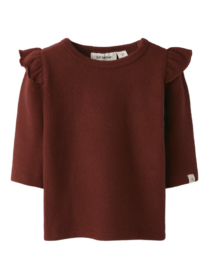 Lil Atelier Sweter w kolorze czerwonym rozmiar: 56