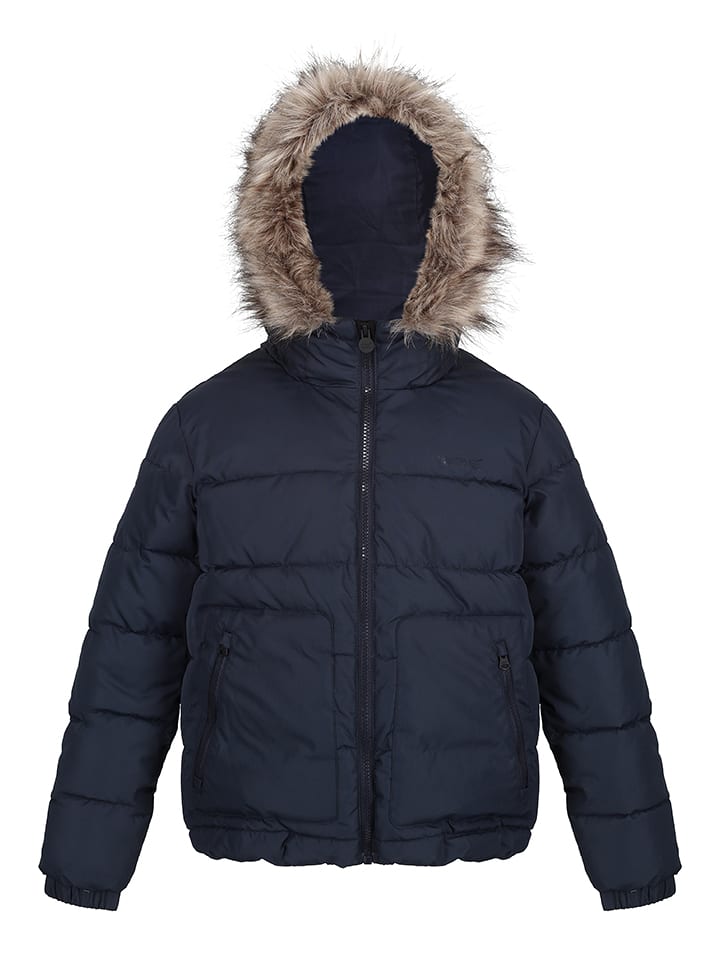 Regatta Kurtka pikowana "Parkes" w kolorze granatowym rozmiar: 128