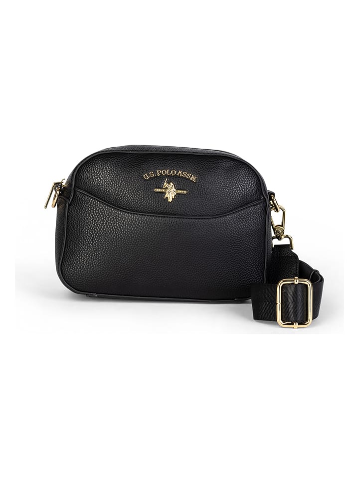 Torebka "Stanford" w kolorze czarnym - 23 x 7 x 16 cm