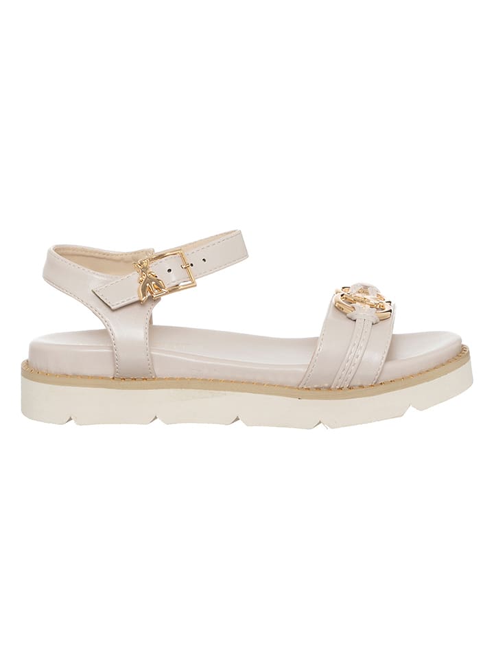 Patrizia Pepe Sandały w kolorze beżowym rozmiar: 39