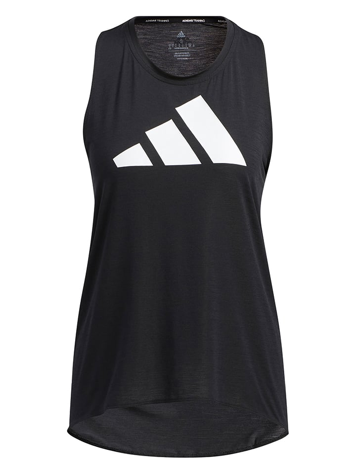 adidas Top sportowy w kolorze czarnym rozmiar: M