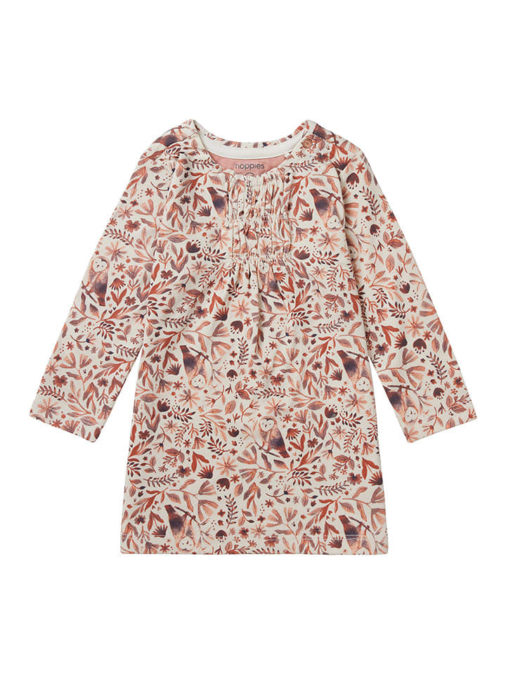 Noppies Sukienka "Vittoria" w kolorze beżowym ze wzorem rozmiar: 86