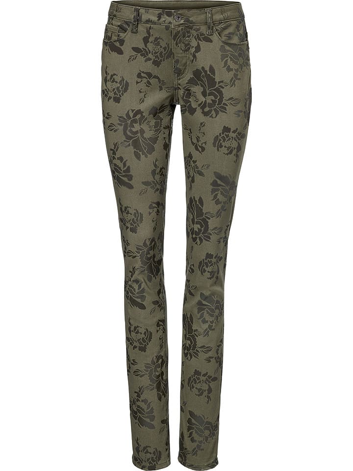 Heine Spodnie w kolorze oliwkowym rozmiar: 42