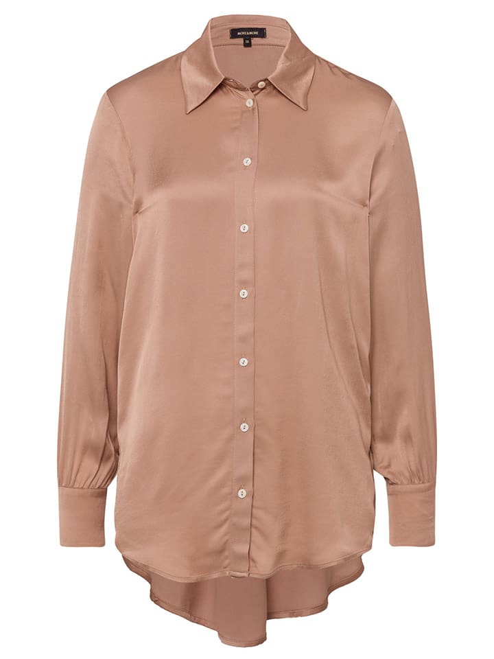 More & More Bluzka w kolorze jasnobrązowym rozmiar: 38