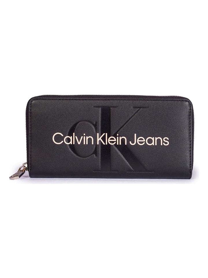 Calvin Klein Portfel w kolorze czarnym - 19 x 9 x 2,5 cm rozmiar: onesize