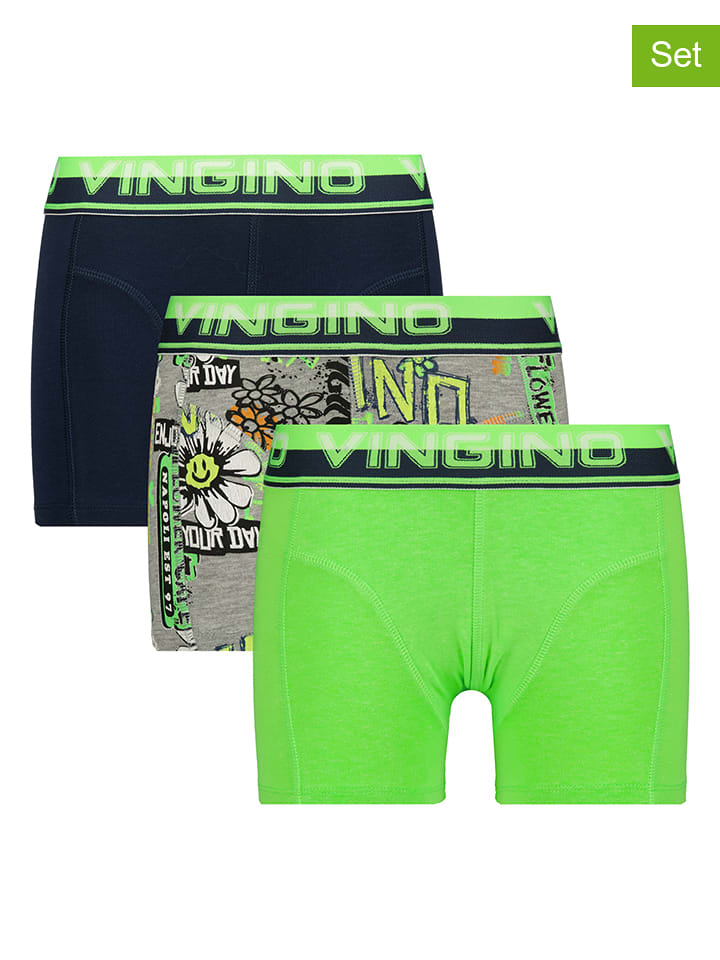Vingino Bokserki (3 par) "Funky" w różnych kolorach rozmiar: 98/104