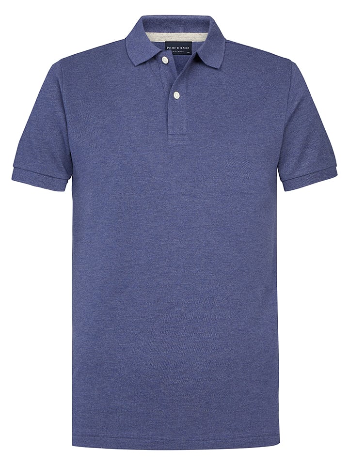 Koszulka polo w kolorze niebieskim