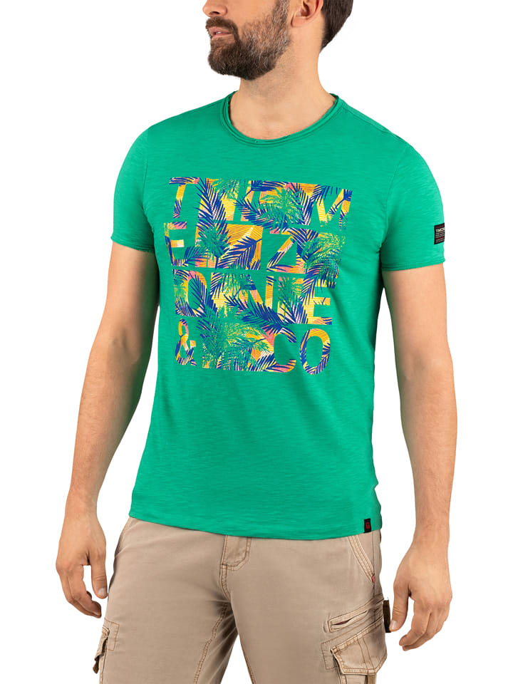 Timezone Koszulka w kolorze zielonym rozmiar: XXL