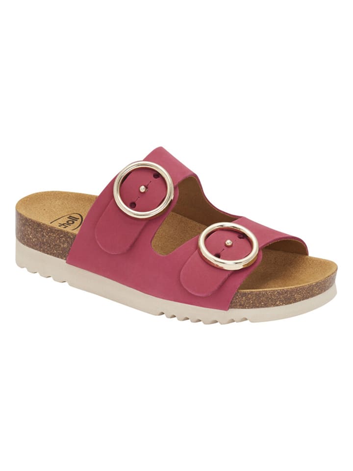 Scholl Klapki "Malibu" w kolorze różowym rozmiar: 38