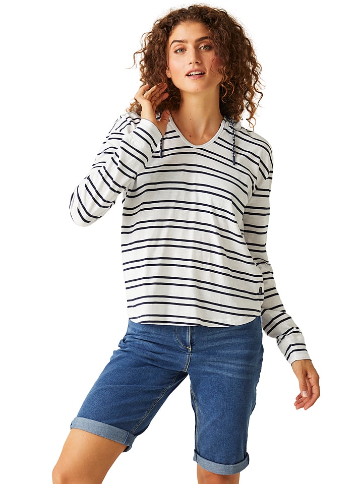 Regatta Bluza "Minerve" w kolorze biało-czarnym rozmiar: 46