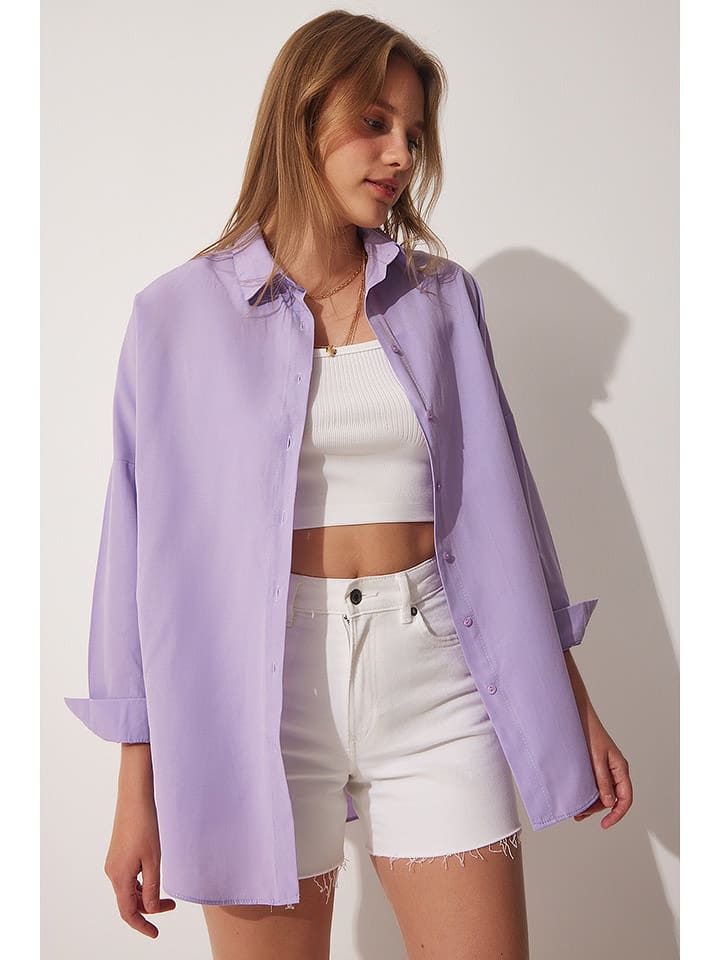 Happiness Istanbul Koszula w kolorze fioletowym rozmiar: 38