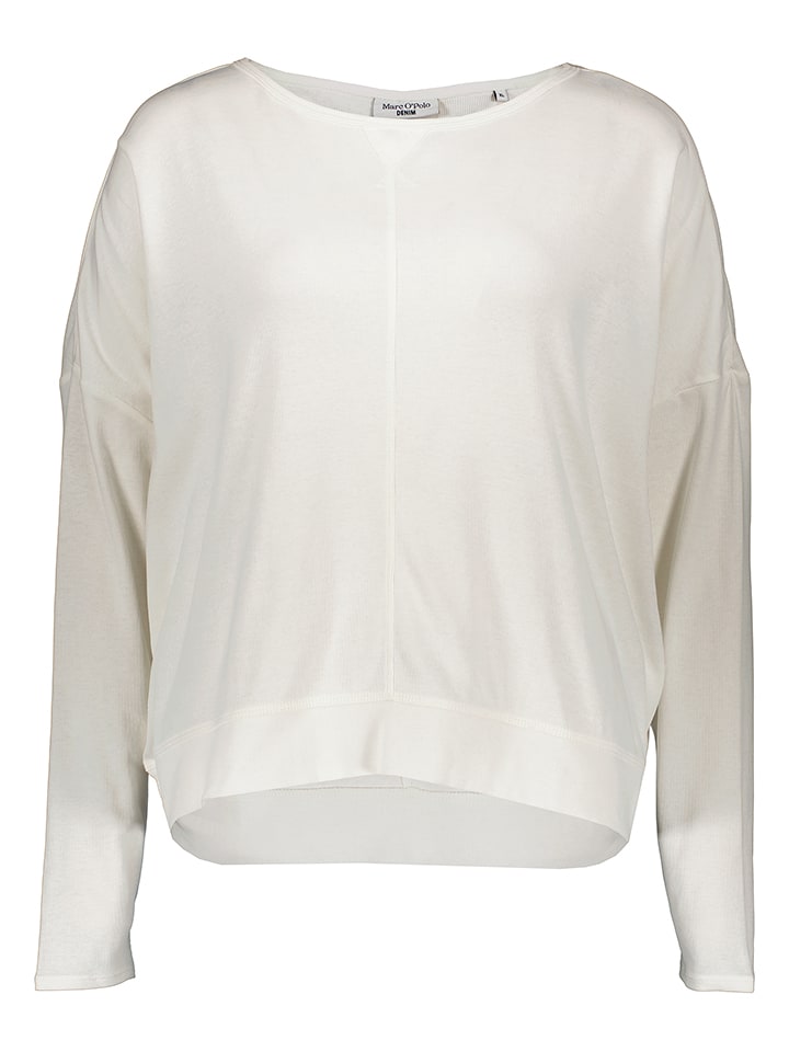 Marc O'Polo DENIM Koszulka w kolorze kremowym rozmiar: L