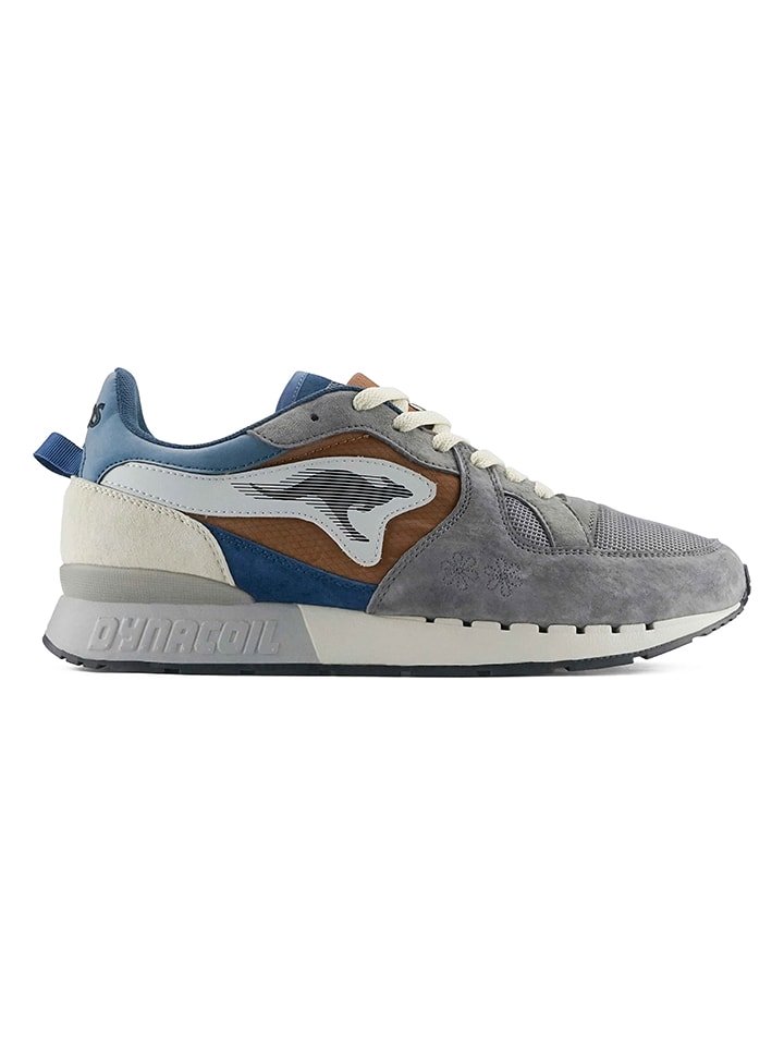 Kangaroos Skórzane sneakersy "Coil R1 Gorp" w kolorze granatowo-szaro-kremowym rozmiar: 38
