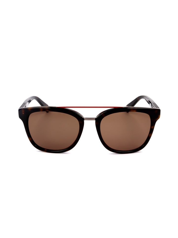 Damskie okulary przeciwsłoneczne w kolorze brązowym