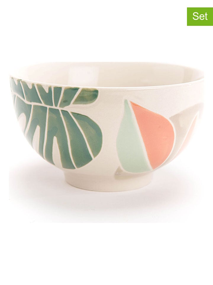 Amadeus Miski (4 szt.) "Natureva" w kolorze zielono-pomarańczowym - 500 ml rozmiar: onesize