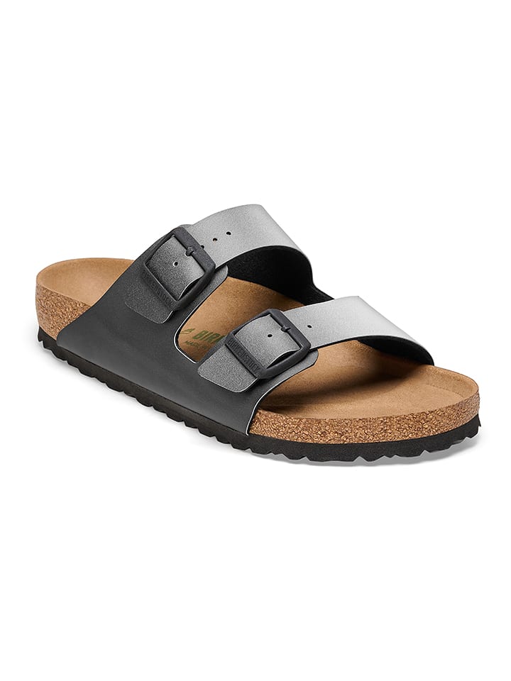 Birkenstock Klapki "Arizona" w kolorze czarno-białym rozmiar: 40
