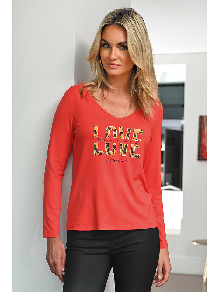 Bleu d'Azur Koszulka "Sacha" w kolorze czerwonym rozmiar: 48