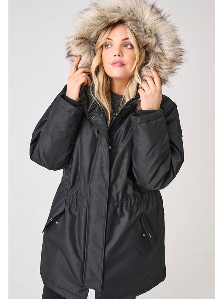 ONLY Carmakoma Parka w kolorze czarnym rozmiar: 50/52