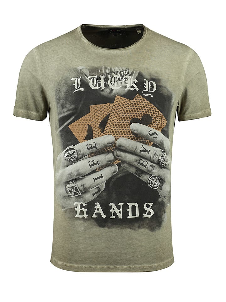 KEY LARGO Koszulka w kolorze zielonym rozmiar: XL