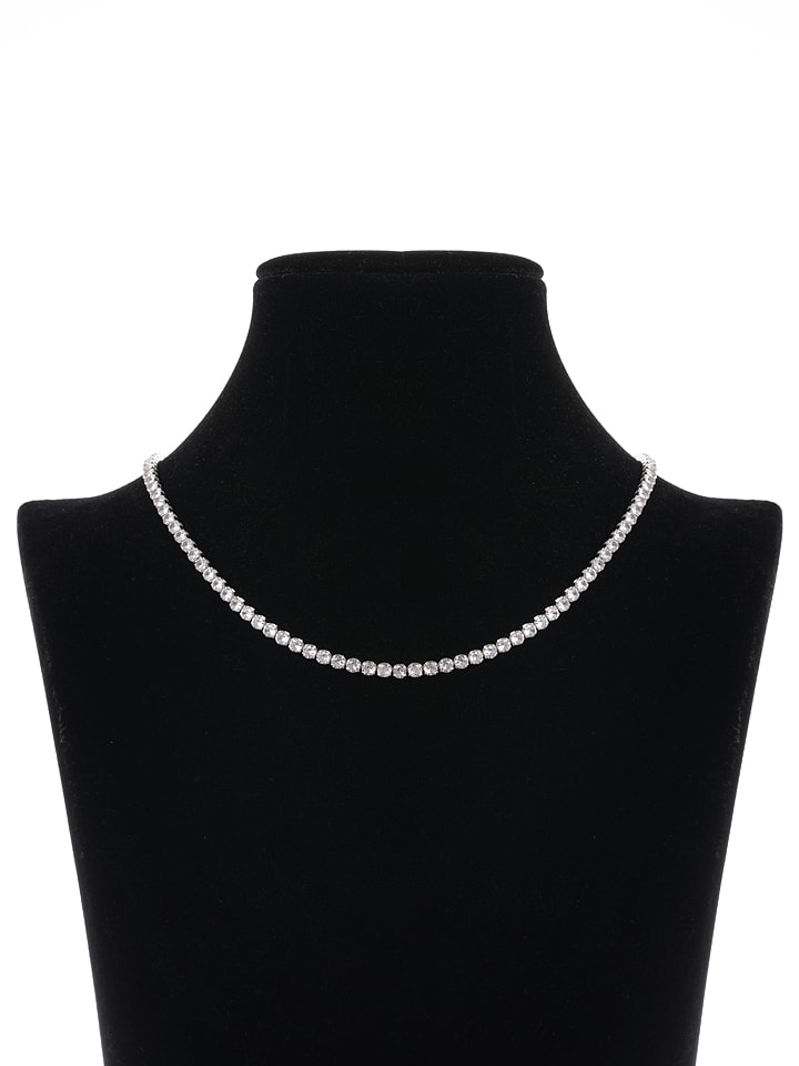 HEAVEN Naszyjnik z cyrkoniami - dł. 36 cm rozmiar: onesize