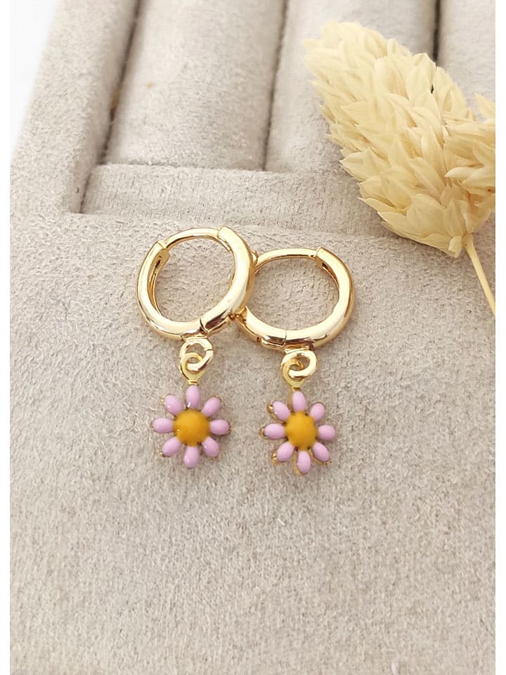 Nakkash Pozłacane kolczyki-kreole rozmiar: onesize