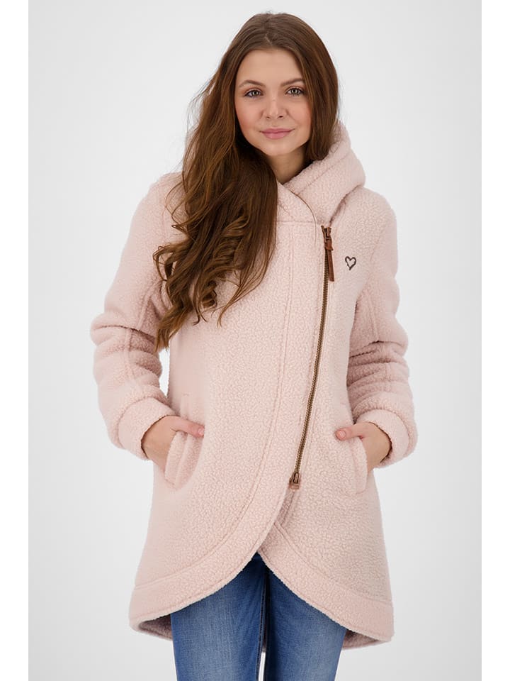 alife and kickin Kurtka pluszowa w kolorze jasnoróżowym rozmiar: S