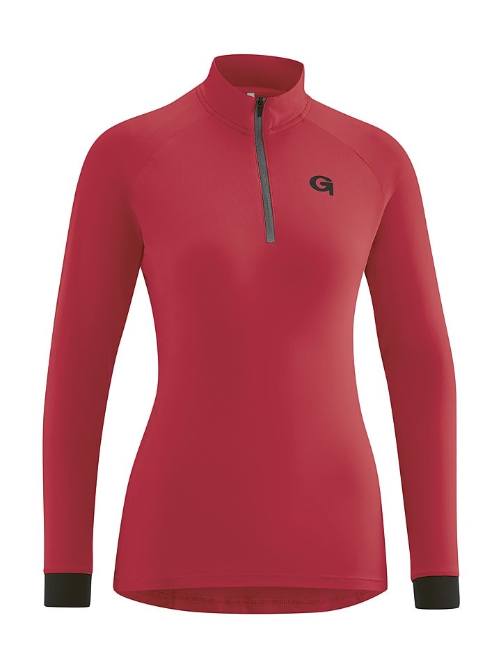 Koszulka kolarska "Cisterna" w kolorze czerwono-czarnym