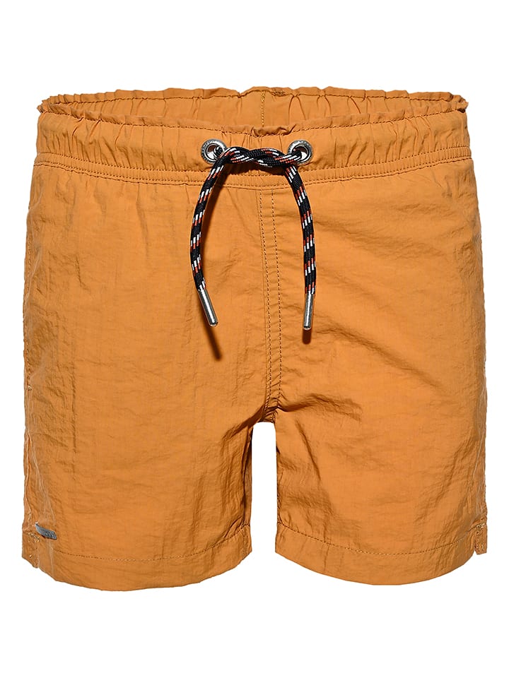 Szorty kąpielowe w kolorze musztardowym