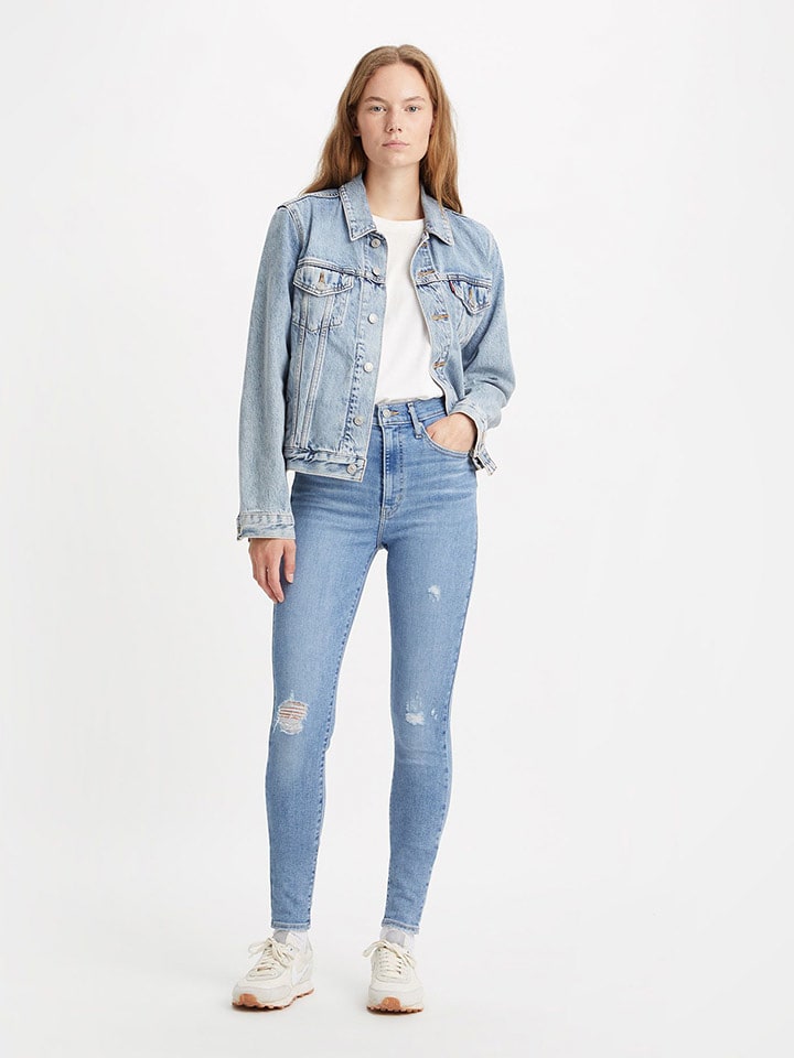 Levi´s Dżinsy "Keep Away" - Super Skinny fit - w kolorze błękitnym rozmiar: W32/L30