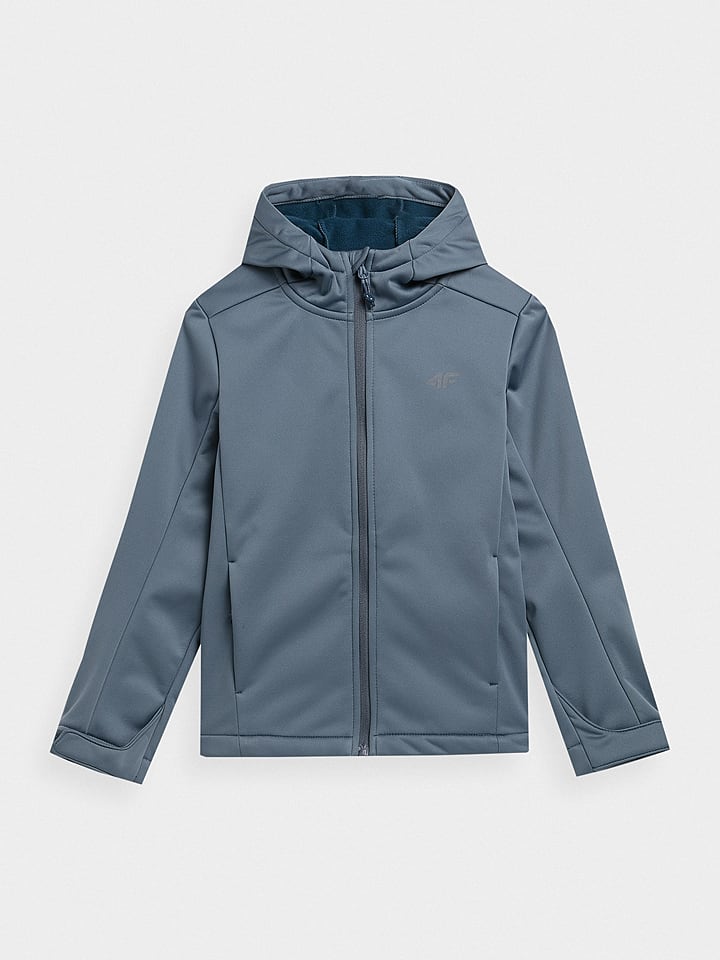 4F Kurtka softshellowa w kolorze niebieskim rozmiar: 164