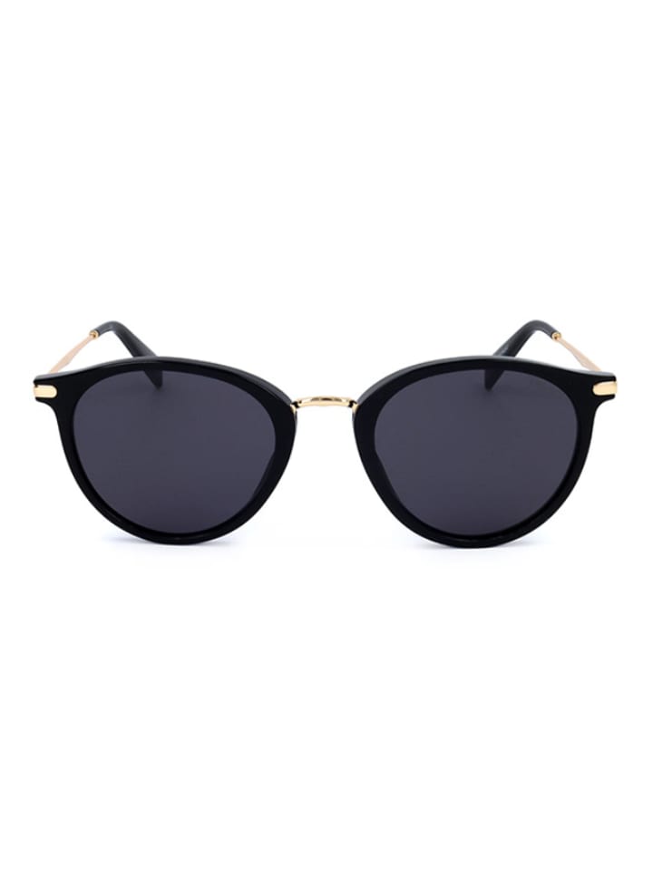 Levi's Damskie okulary przeciwsłoneczne w kolorze czarnym rozmiar: 50