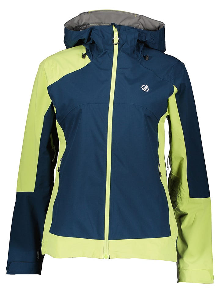 Dare 2b Kurtka przeciwdeszczowa "Traversing" w kolorze granatowo-żółtym rozmiar: 42