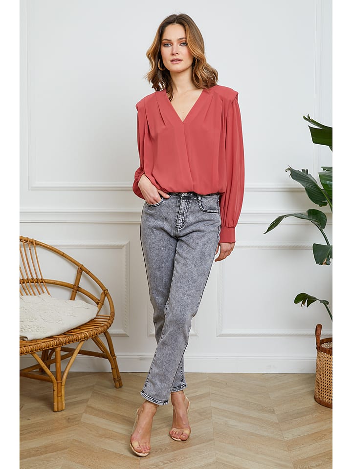 Bluzka "Entiq" w kolorze czerwonym