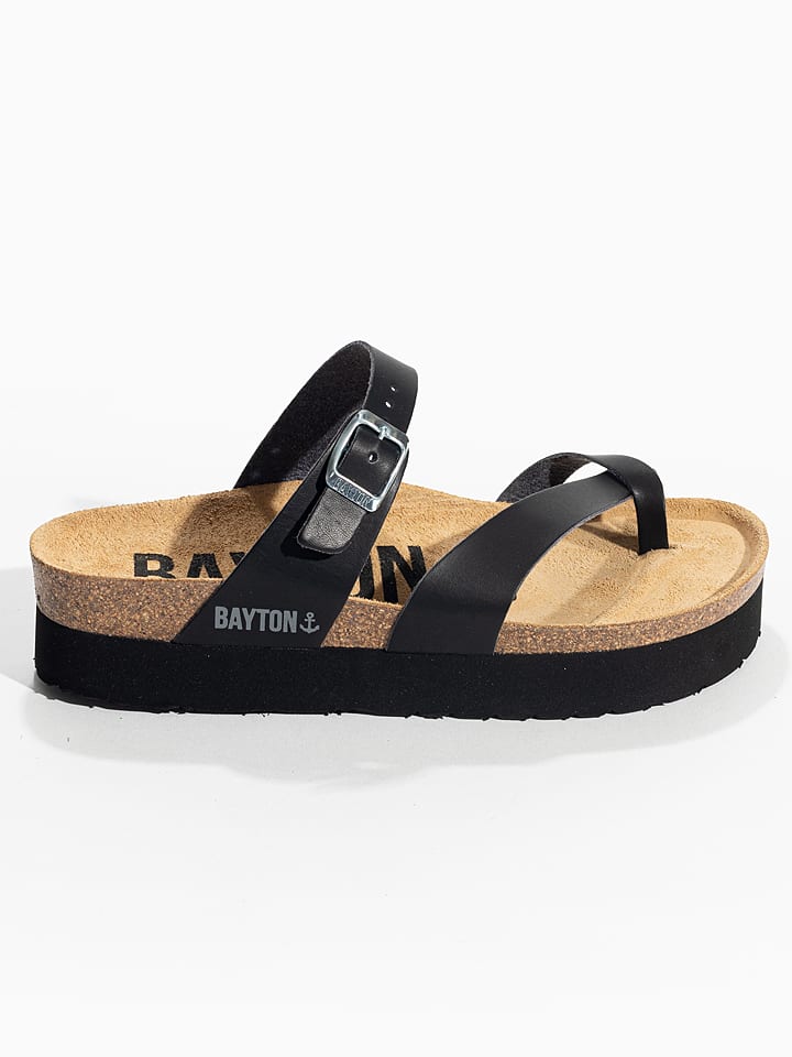 BAYTON Japonki "Andromac" w kolorze czarnym rozmiar: 42