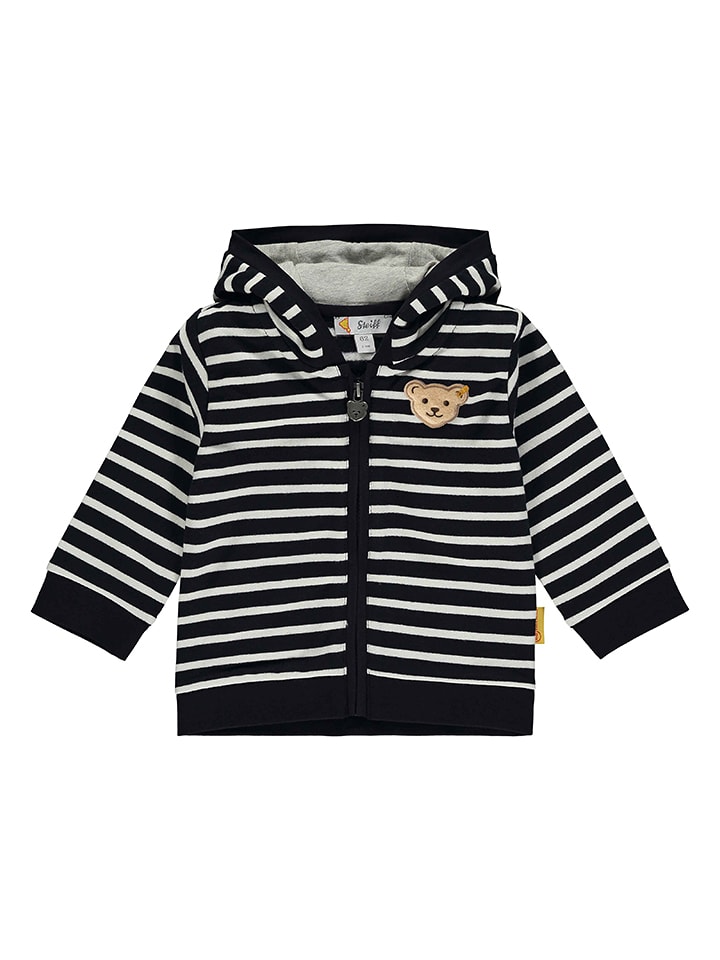 Bluza w kolorze granatowo-białym