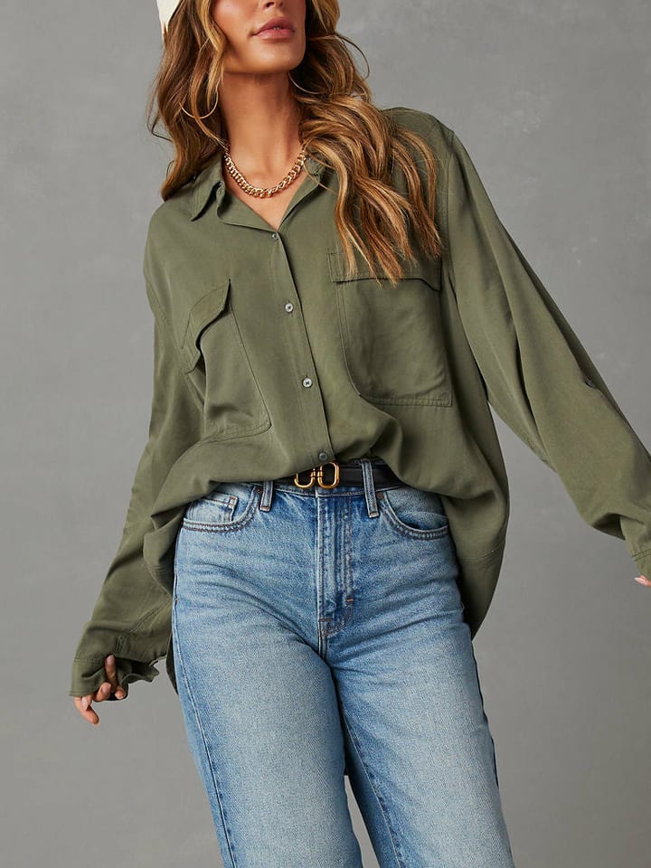 LA Angels Koszula w kolorze khaki rozmiar: M