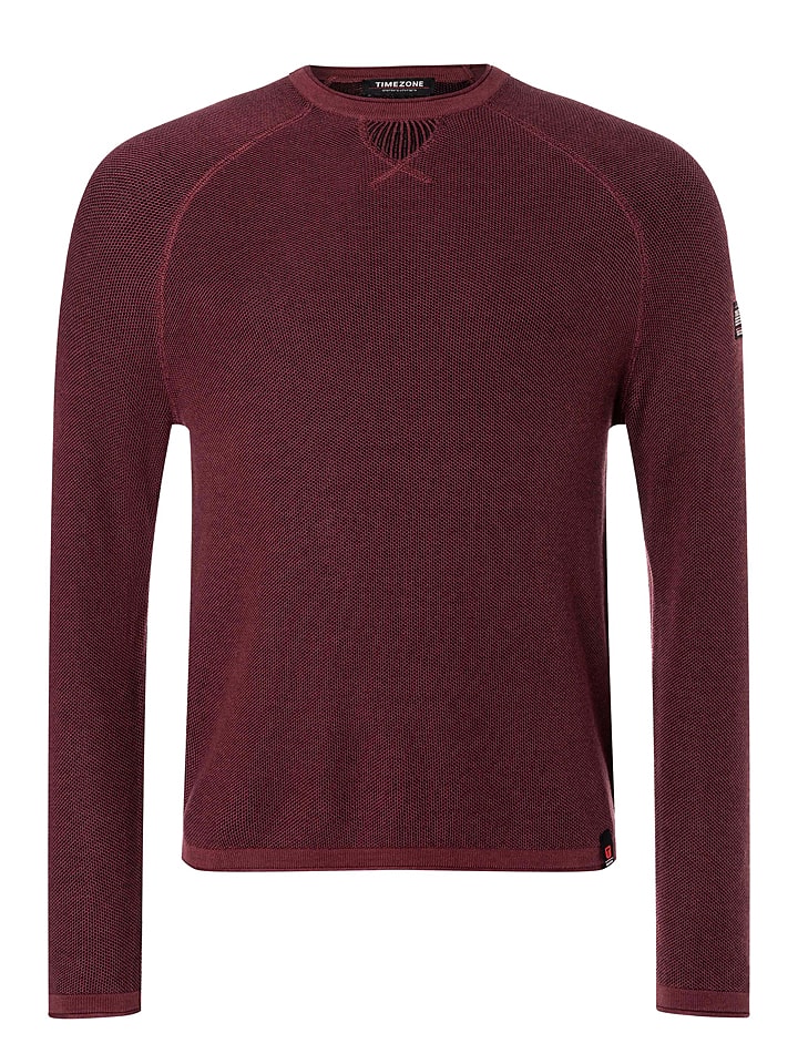 Timezone Sweter w kolorze bordowym rozmiar: XXL