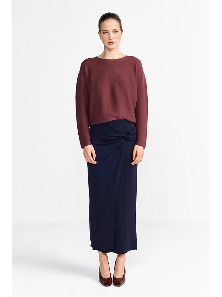 Rich & Royal Sweter w kolorze brązowym rozmiar: S