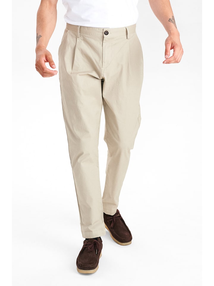 Anerkjendt Spodnie "James" w kolorze beżowym rozmiar: XL