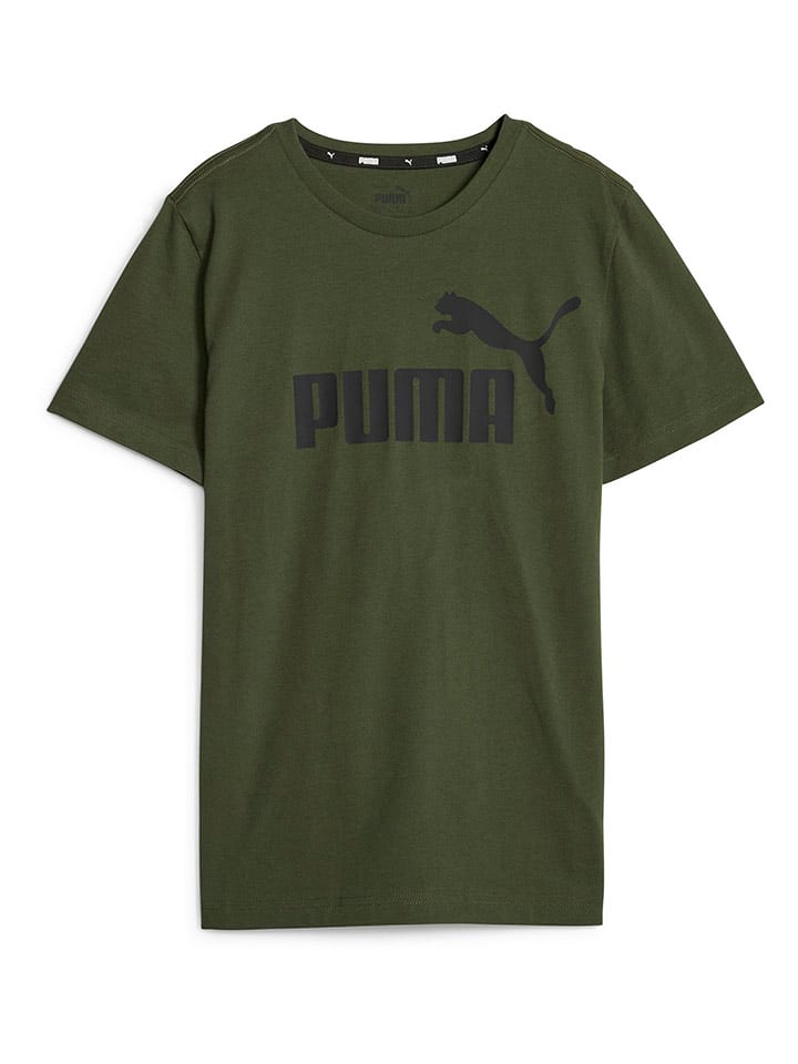 Puma Koszulka "Essential" w kolorze khaki rozmiar: 152