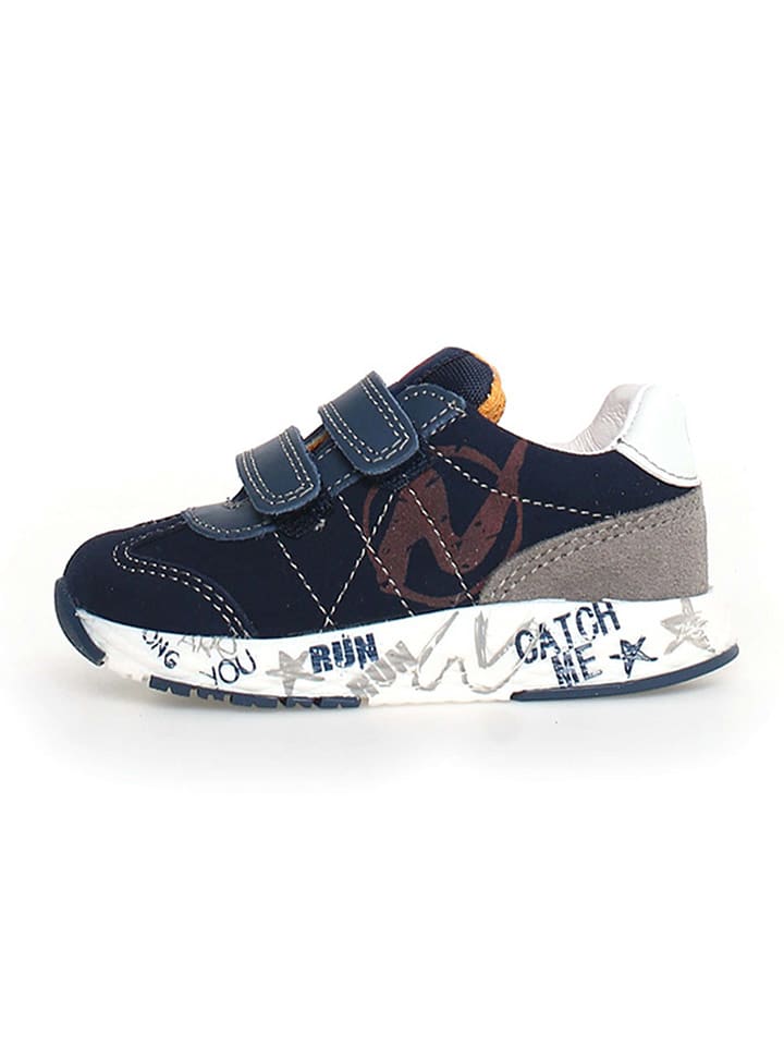 Naturino Skórzane sneakersy "Jesko 2" w kolorze granatowym rozmiar: 26