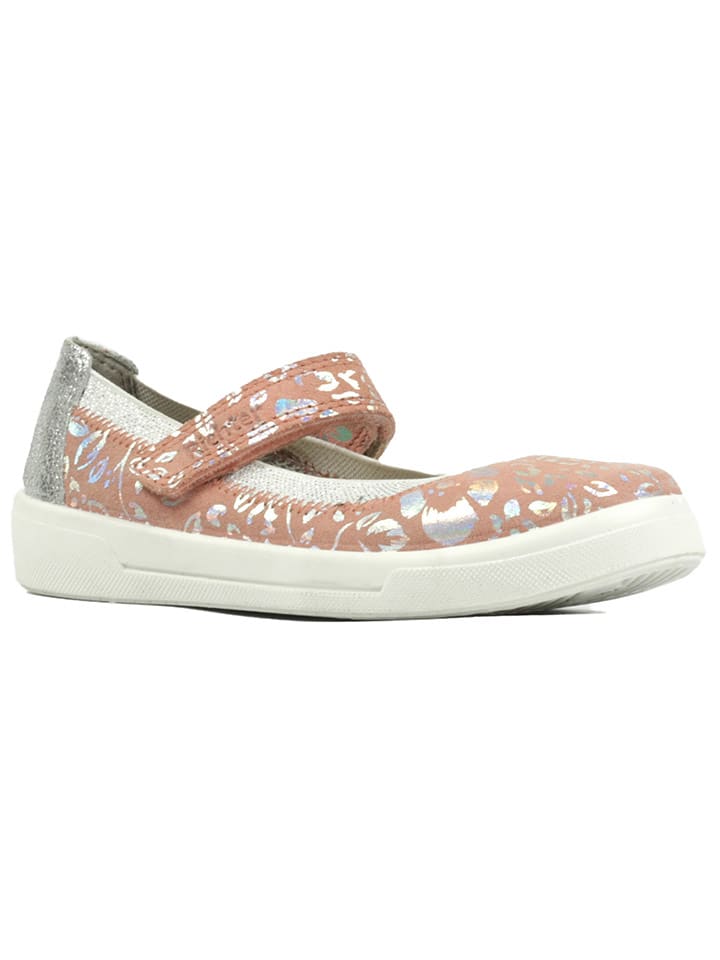 Richter Shoes Skórzane baleriny w kolorze jasnoróżowym rozmiar: 30