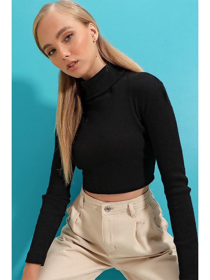 Trend Alacati Sweter w kolorze czarnym rozmiar: M