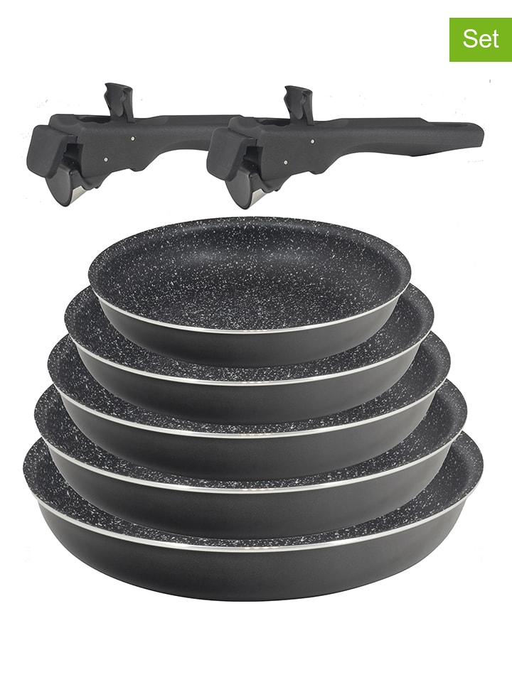 Patelnie (5 szt.) w kolorze czarnym