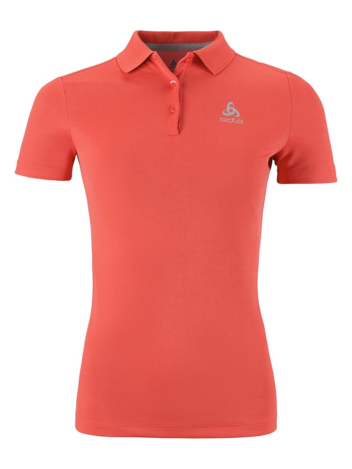 Odlo Funkcyjna koszulka polo "Infinity" w kolorze czerwonym rozmiar: S