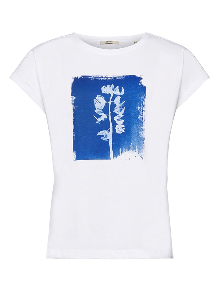 ESPRIT Koszulka w kolorze białym rozmiar: XXL