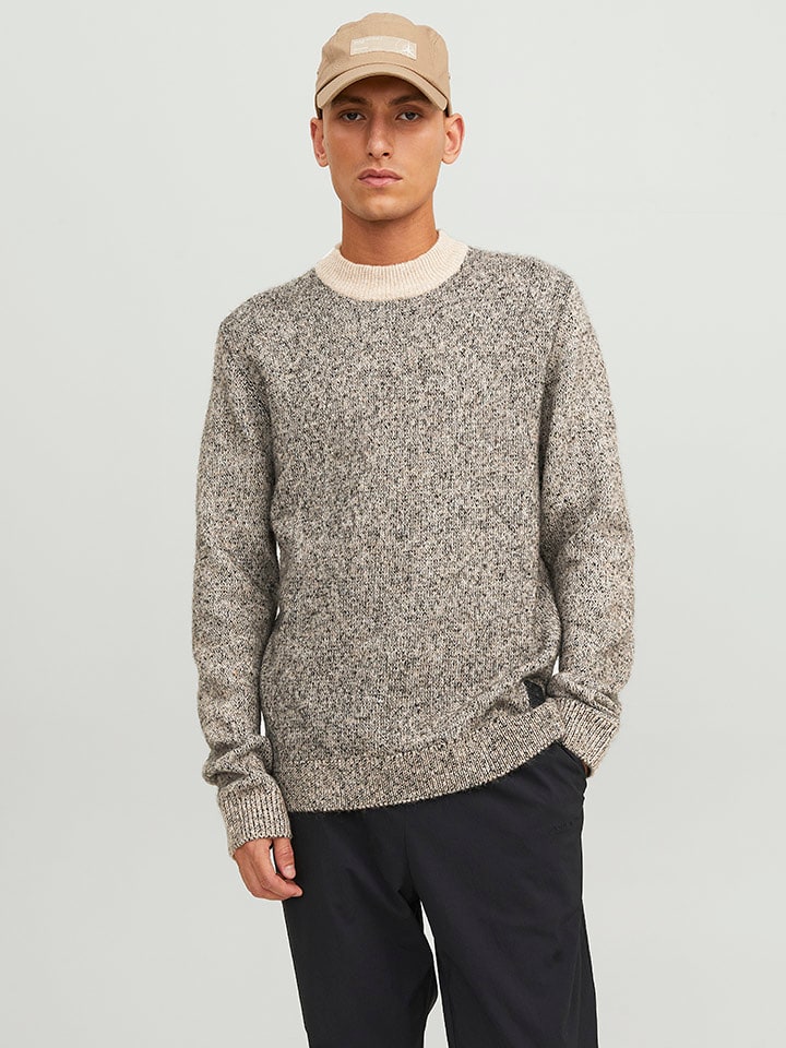 Jack & Jones Sweter w kolorze beżowym rozmiar: XXL