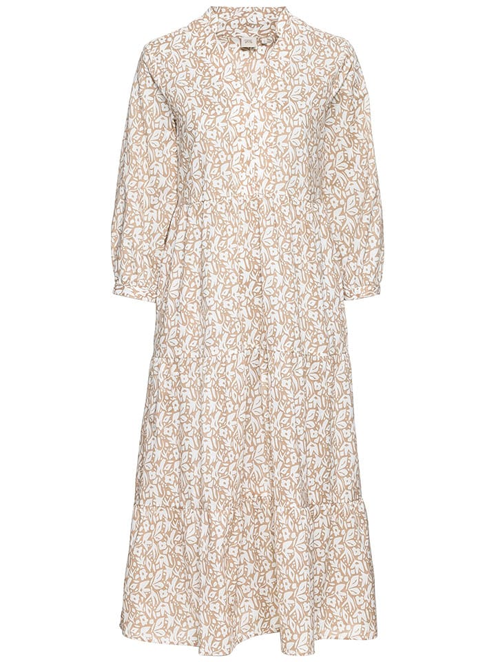 Camel Active Sukienka w kolorze beżowo-białym rozmiar: S