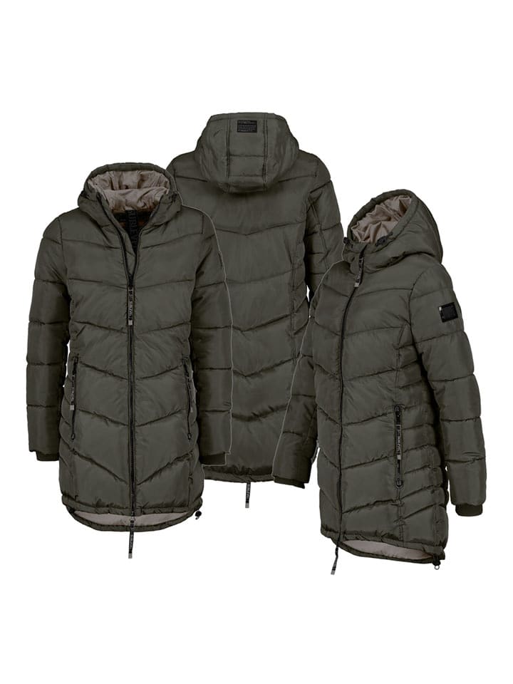 Sublevel Płaszcz pikowany w kolorze ciemnozielonym rozmiar: XL